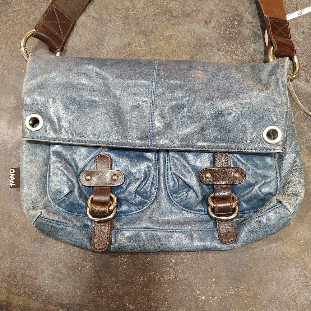 Tano distressed crossbody bag